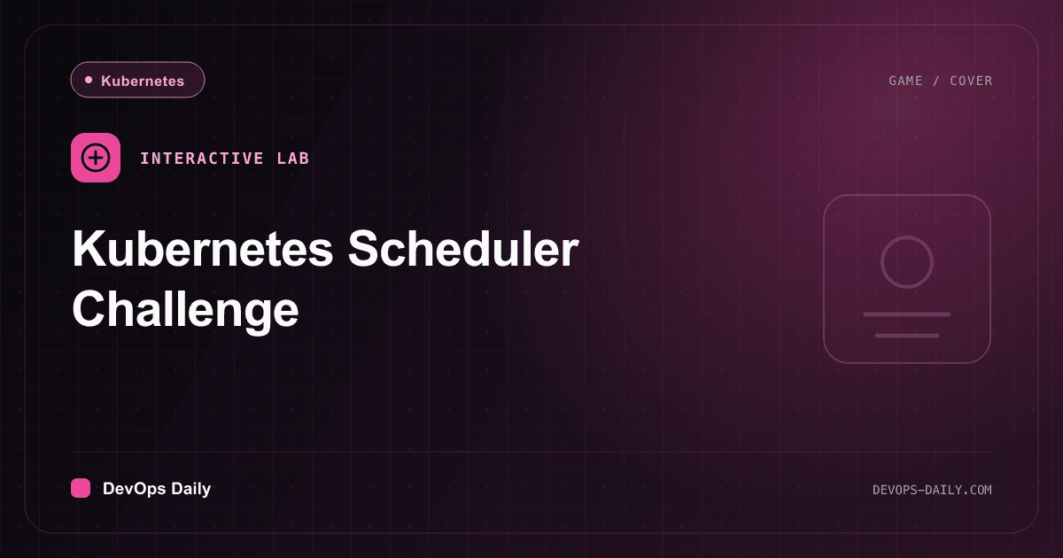 Kubernetes Scheduler Challenge