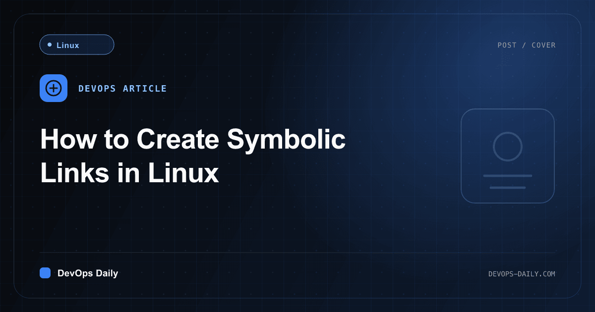 How to Create Symbolic Links in Linux